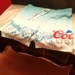 10/$10 Coors Lite Men's Swim Trunks L